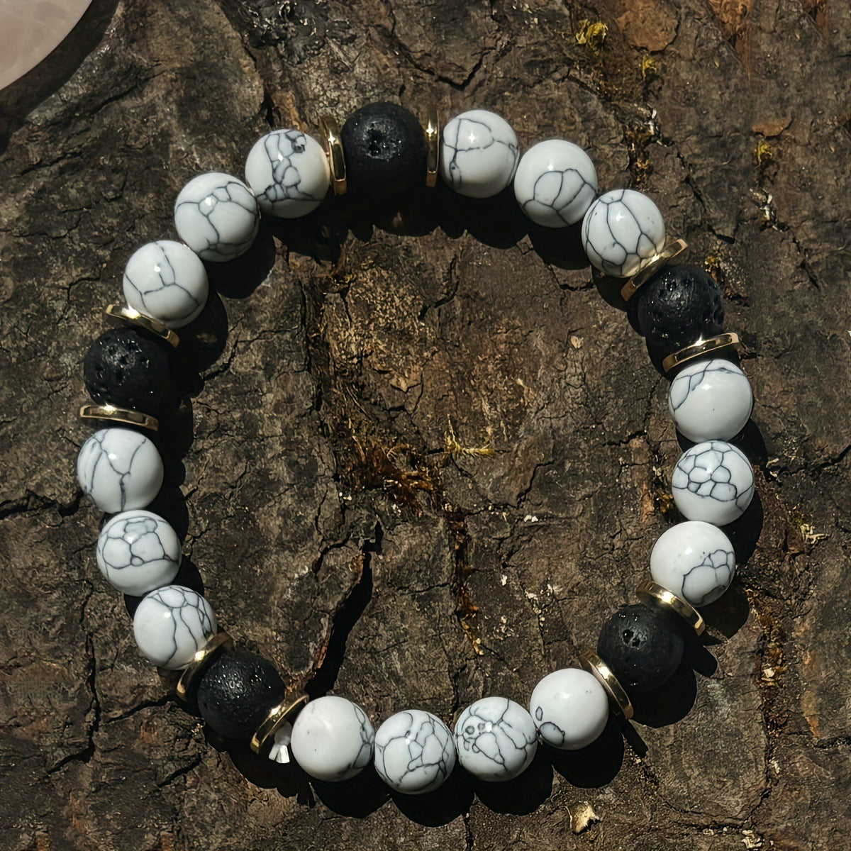 Natural stone bracelet for men and women with high-end feel (10 pieces)