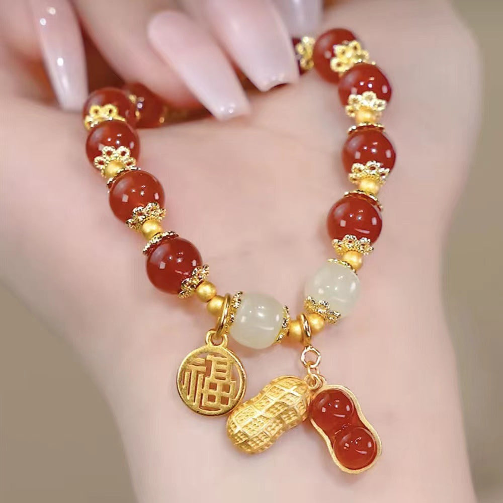 New Chinese style high-value peanut bracelet (10 pieces)
