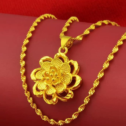 Wealthy and Noble Flower Pendant for Women, Fashionable and Elegant (10 pieces)