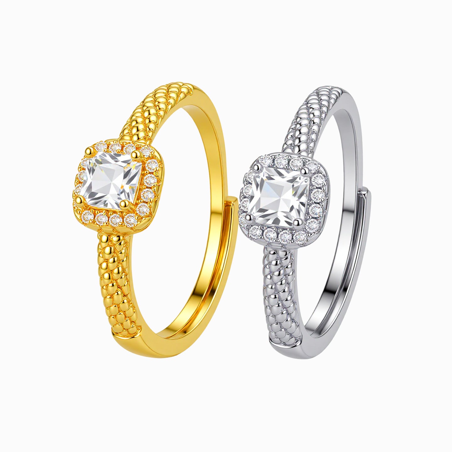 Small Candy Ring Women's Light Luxury Design (10 pieces)