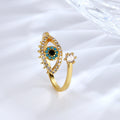 Devil's Eye Ring Women's Fashion Blue Eyes (10 pieces)
