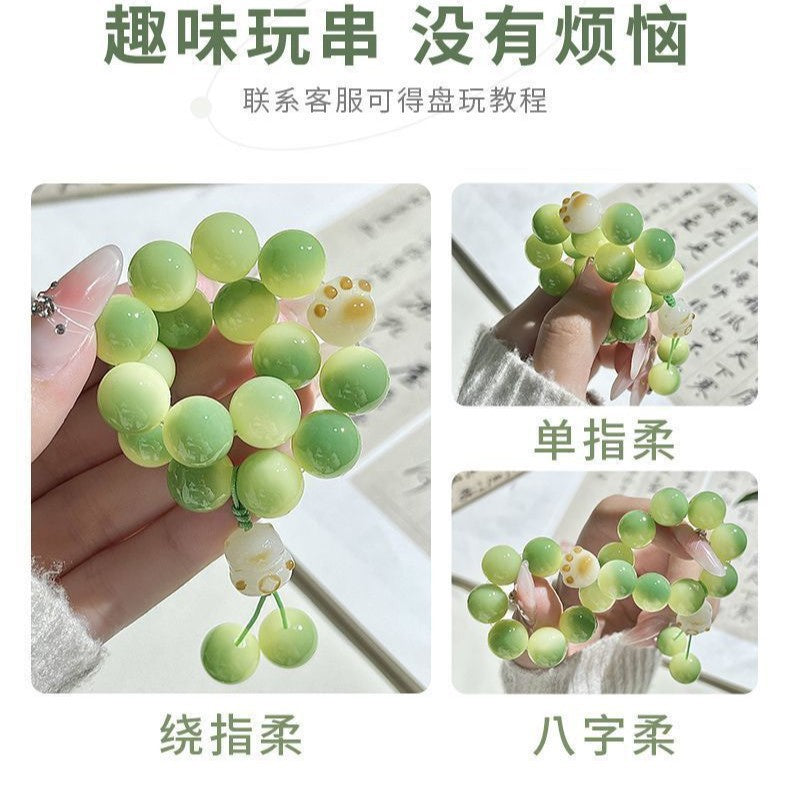 Little Lime Lucky Cat Bodhi Hand String (10 pieces)
