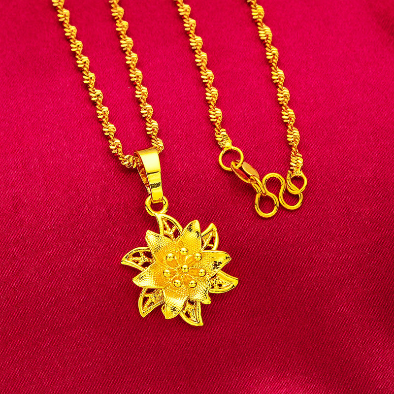 Wealthy and Noble Flower Pendant for Women, Fashionable and Elegant (10 pieces)
