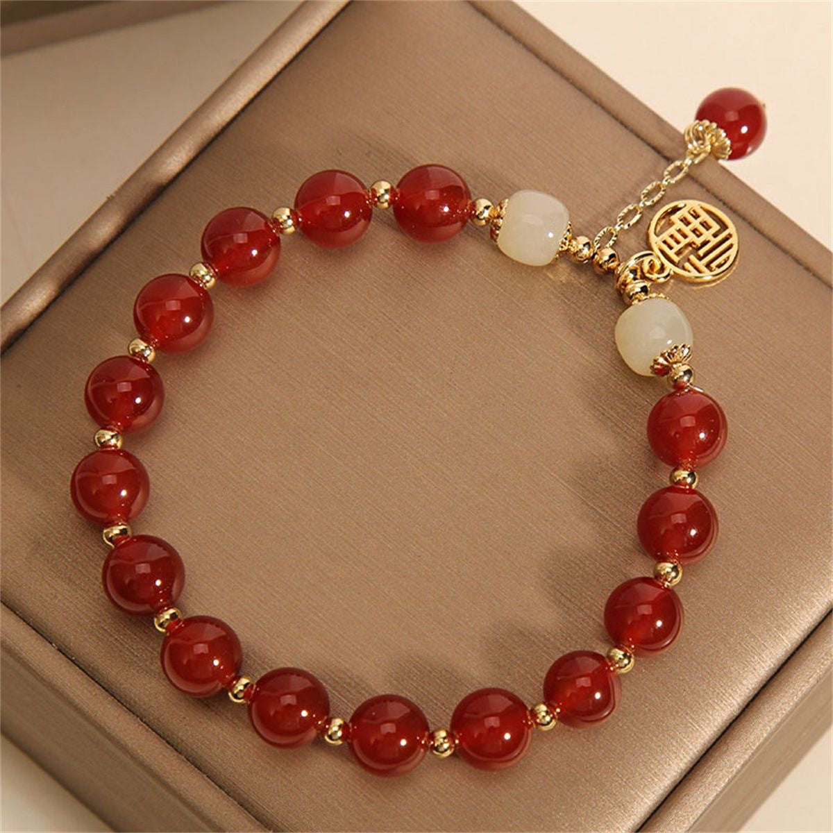 Lucky Hand String Retro Chinese Style Lucky Character Brand (10 pieces)