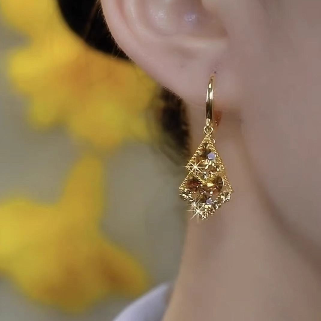 Miradeka zircon crystal diamond earrings (10 pieces)