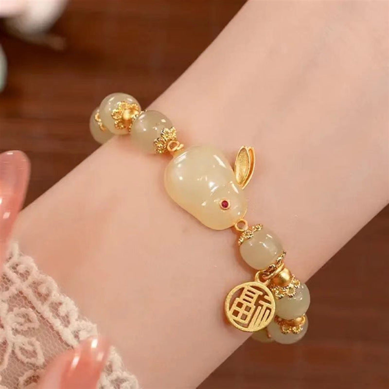 Rabbit bracelet female ins niche design student bracelet best friend (10PCS)