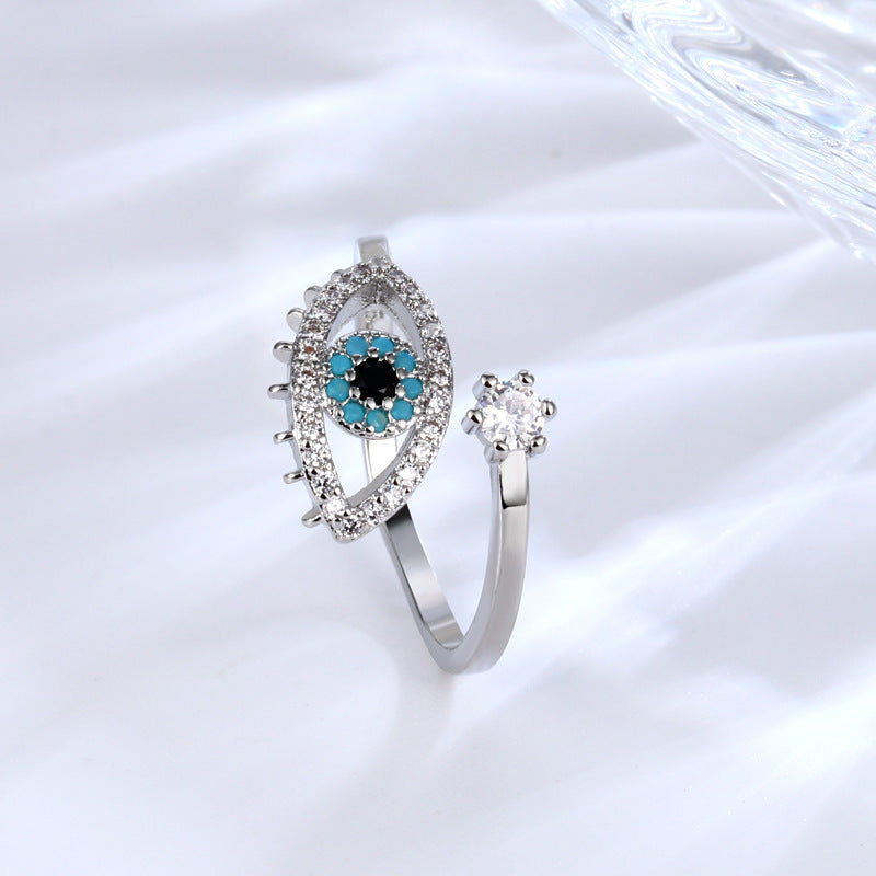 Devil's Eye Ring Women's Fashion Blue Eyes (10 pieces)