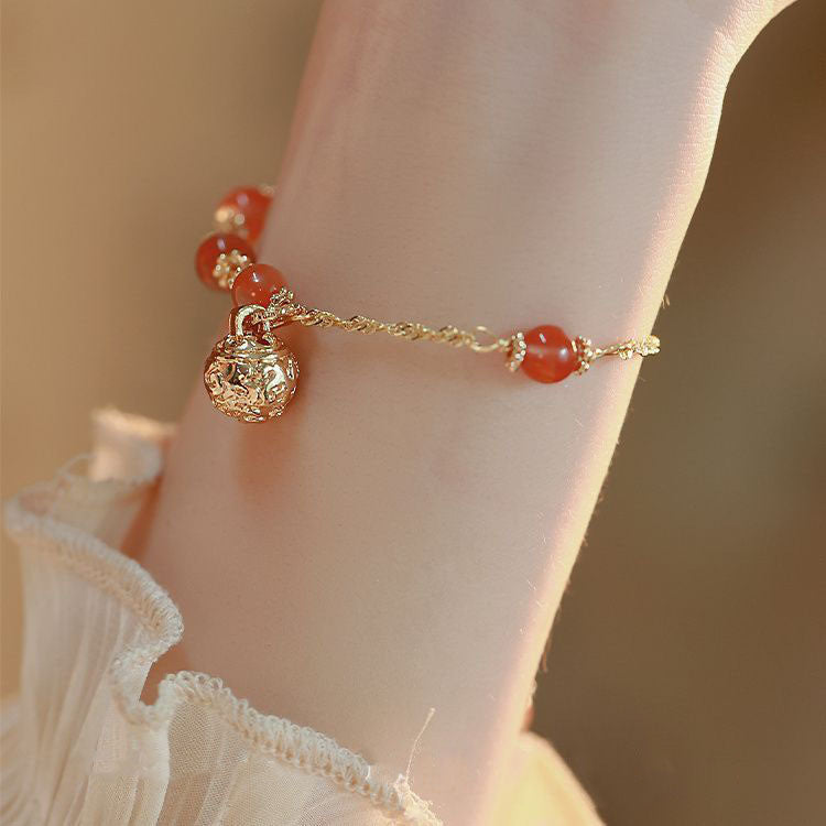 New Chinese style bracelet women's antique style super fairy bell (10 pieces)