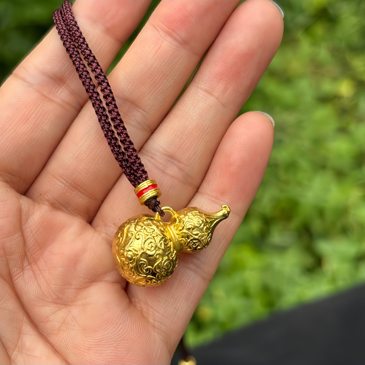 Rotating Sand Gold Fortune Ruyi Sunflower Necklace with Rotating Compass Pendant Necklace Sweater Chain（10 pieces）