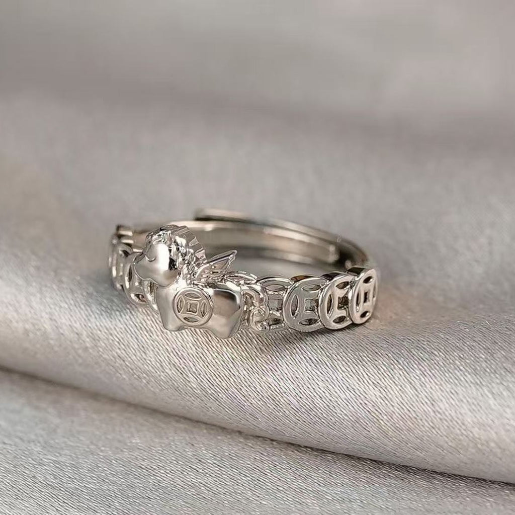 New Money Coin Ring for Men and Women (10 pieces)