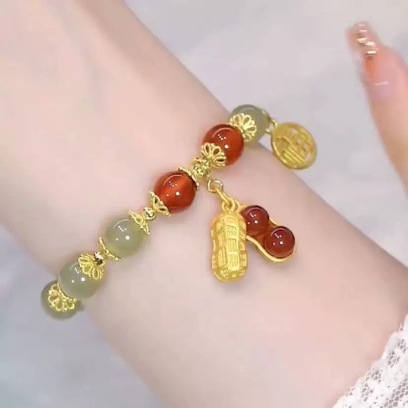 New Chinese style high-value peanut bracelet (10 pieces)