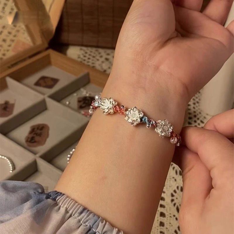 New Chinese Lotus Bracelet (10 pieces)