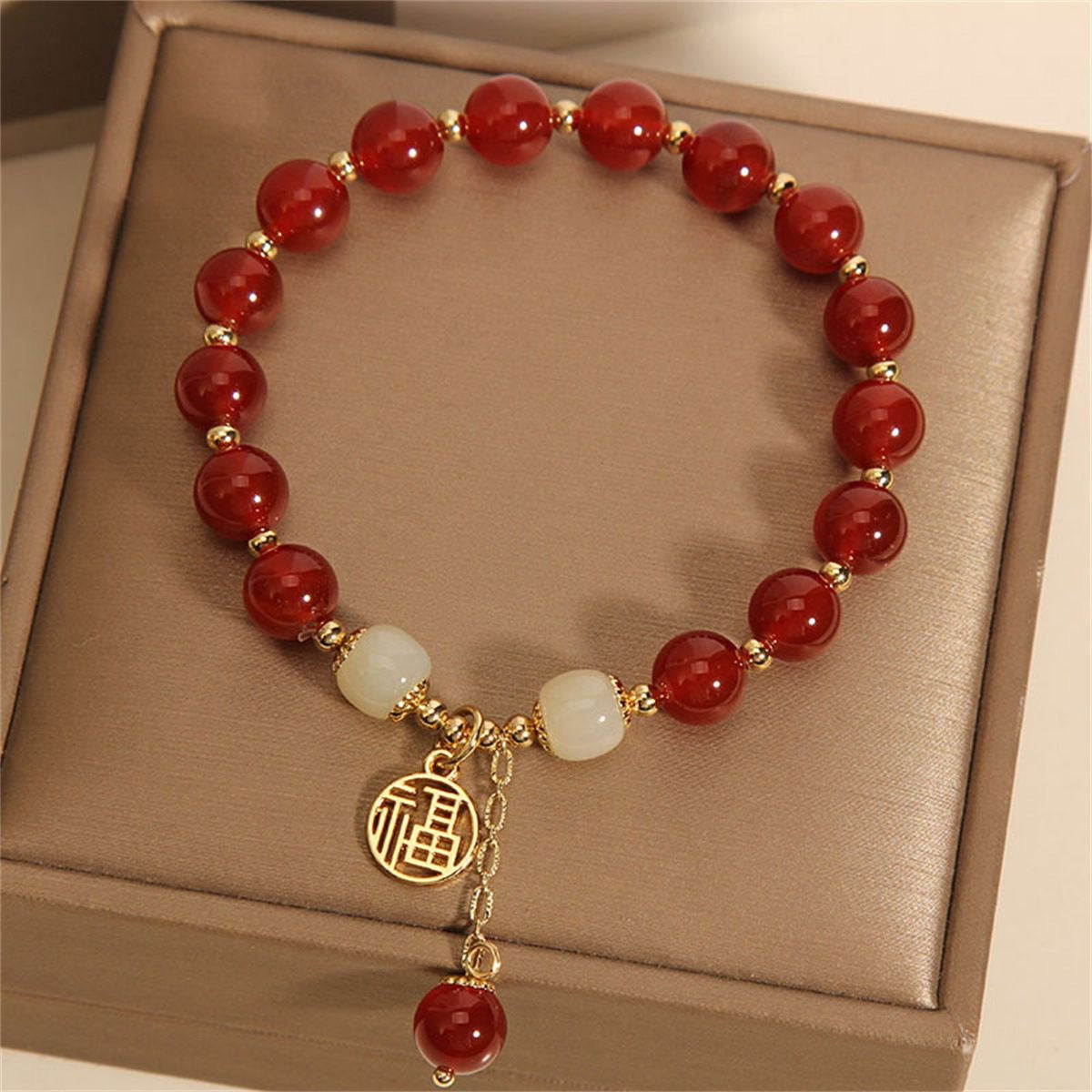Lucky Hand String Retro Chinese Style Lucky Character Brand (10 pieces)